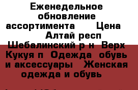 Еженедельное обновление ассортимента.   › Цена ­ 390 - Алтай респ., Шебалинский р-н, Верх-Кукуя п. Одежда, обувь и аксессуары » Женская одежда и обувь   